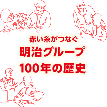 赤い糸がつなぐ明治グループ100年の歴史｜株式会社 明治