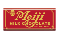 photo of a package of meiji milk chocolate from 1951-1958