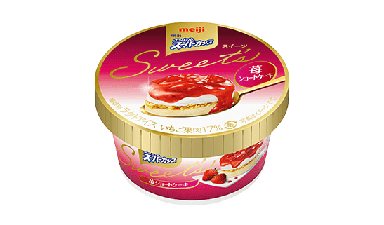 Photo of Meiji Essel Super CUp Sweet series; strawberry cake