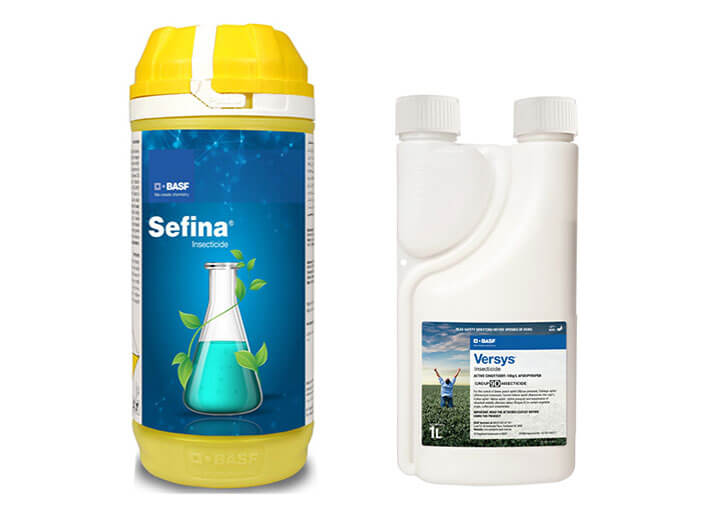 Photo: Agricultural chemicals “Sefina” and “Versys” containing Afidopyropen sold in Australia and India
