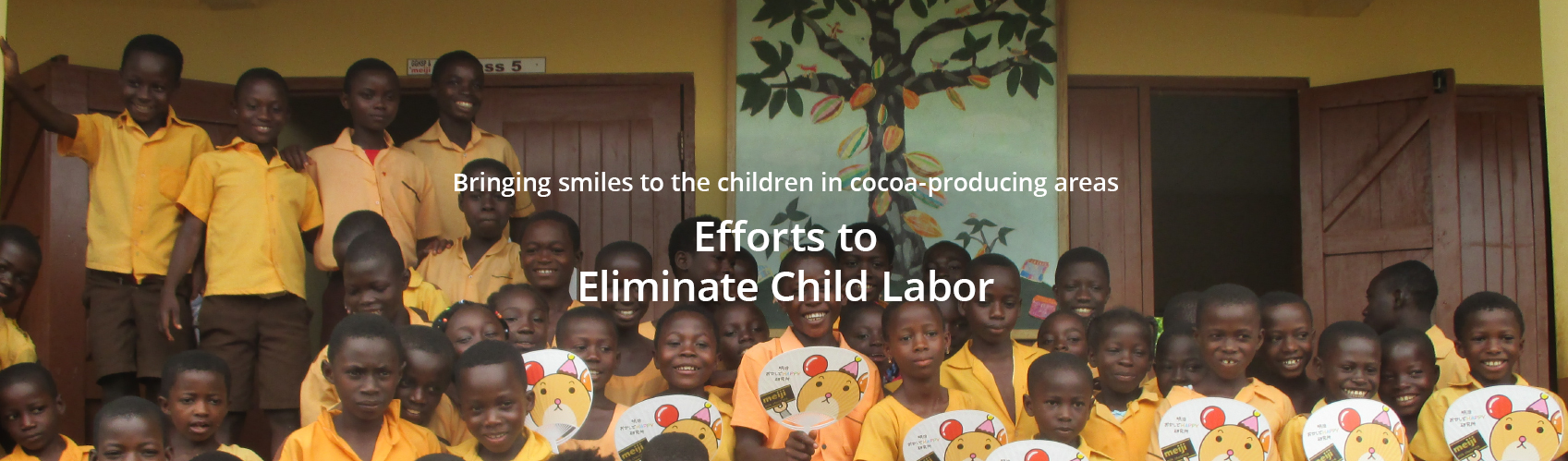Bringing smiles to the children in cocoa-producing areas