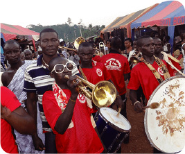 Lively parade