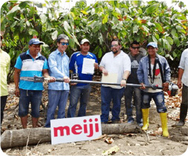 Donation ceremony for pruning equipment