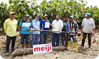 Donation ceremony for pruning equipment