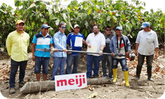 Donation ceremony for pruning equipment