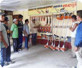Cocoa agricultural equipment bank