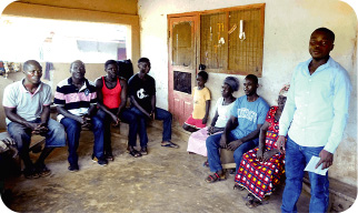 Discussions with farmers