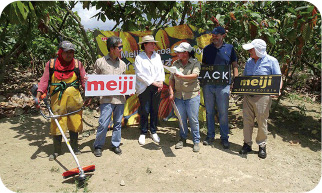 Weeding machinery presentation ceremony