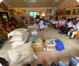 Donation of agricultural equipment