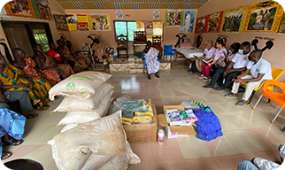 Donation of agricultural equipment