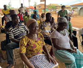 Training session on cocoa cultivation for farmers