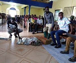 Cutlasses Donation Ceremony