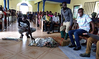 Cutlasses Donation Ceremony