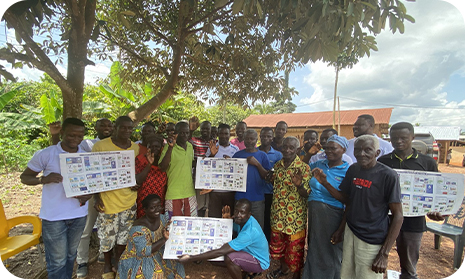 Farmers in training classes