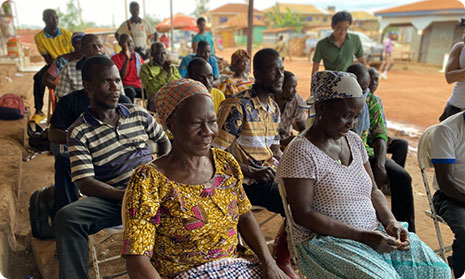 Training session on cocoa cultivation for farmers