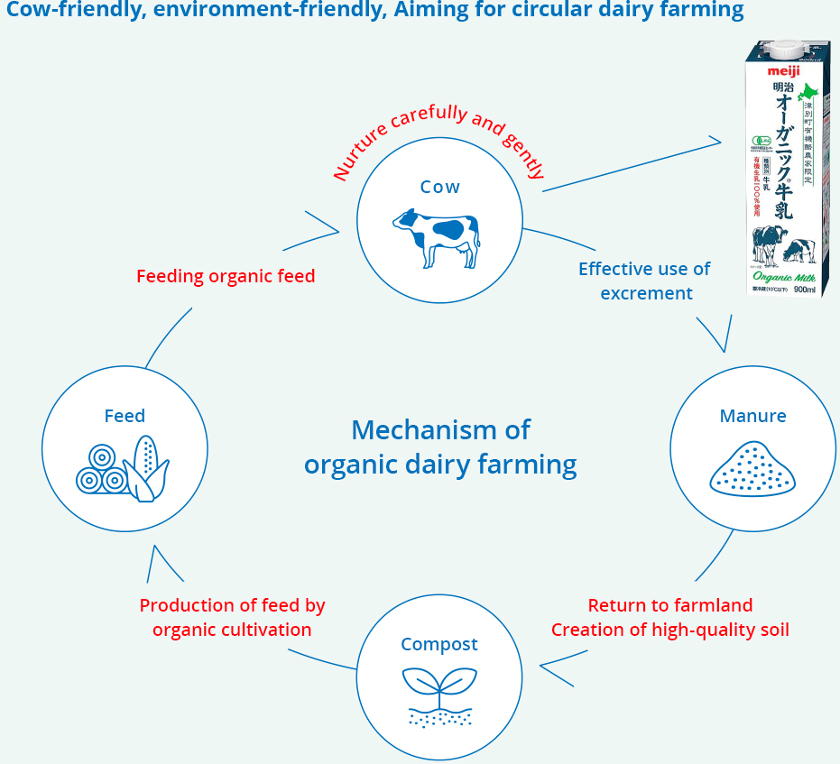 Mechanism of organic dairy farming