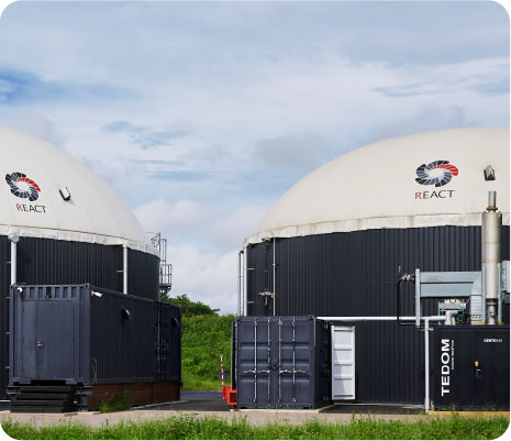 "React Yonezawa" biogas plant with a stylish appearance