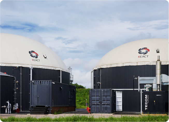 "React Yonezawa" biogas plant with a stylish appearance