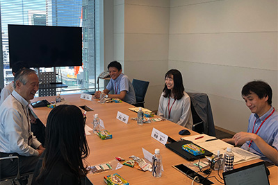 photo: Strengthen internal communications through meiji Brand Project