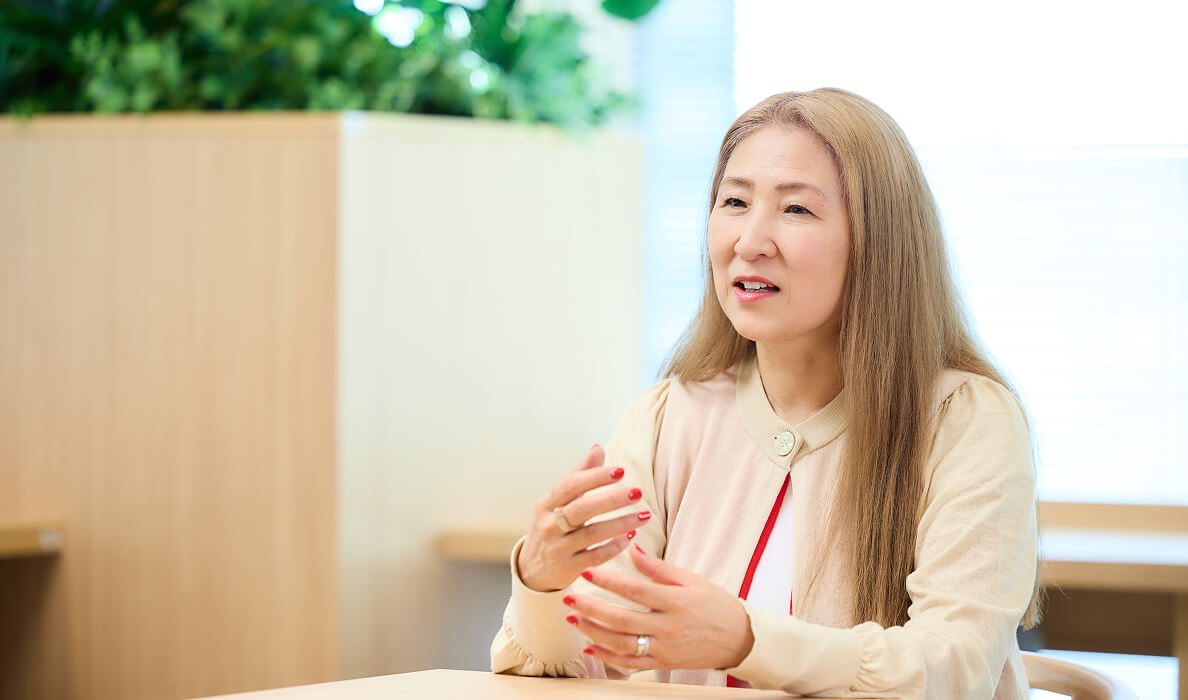photo of Nishina explaining why she applied to appear in the unconscious bias video