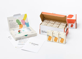 photo of Inner Garden gut flora test kit and cocoa beverage set