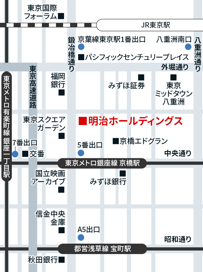 イラスト：本社周辺地図