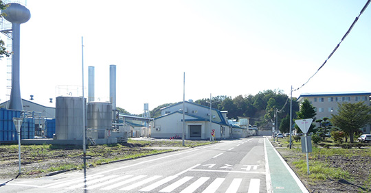 写真：日本罐詰株式会社の外観