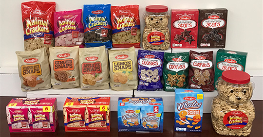 写真：スタウファー・ビスケットの取扱商品