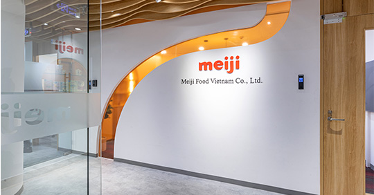 写真：メイジフードベトナムのオフィス正面