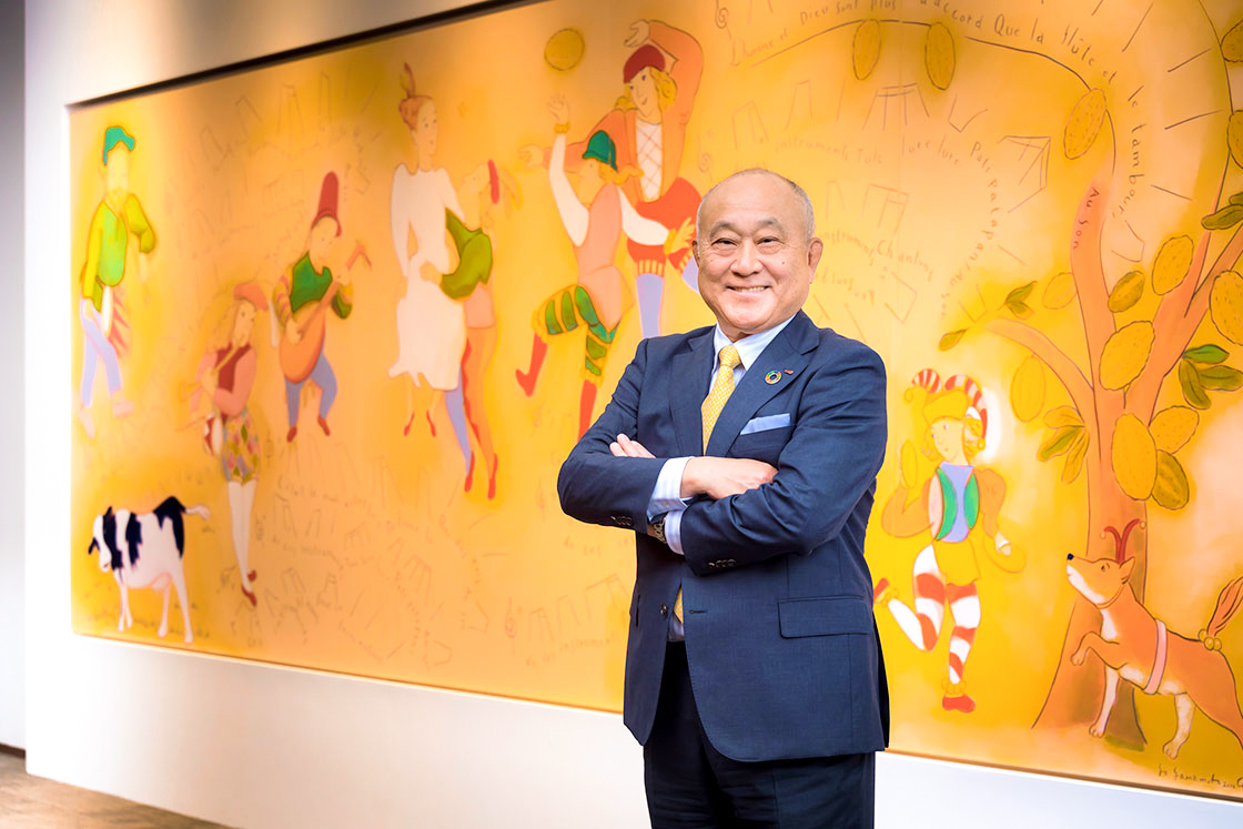 写真：明治ホールディングス株式会社　代表取締役社長 CEO 松田 克也