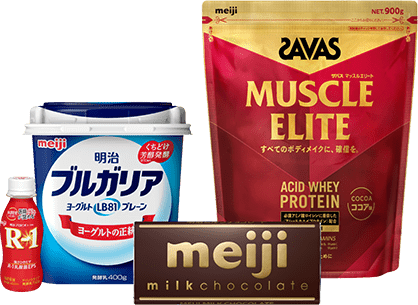 写真：食品事業の主要製品