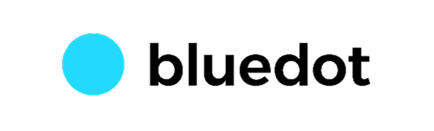 ロゴ：bluedot