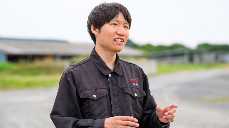 写真:想いを語る本村