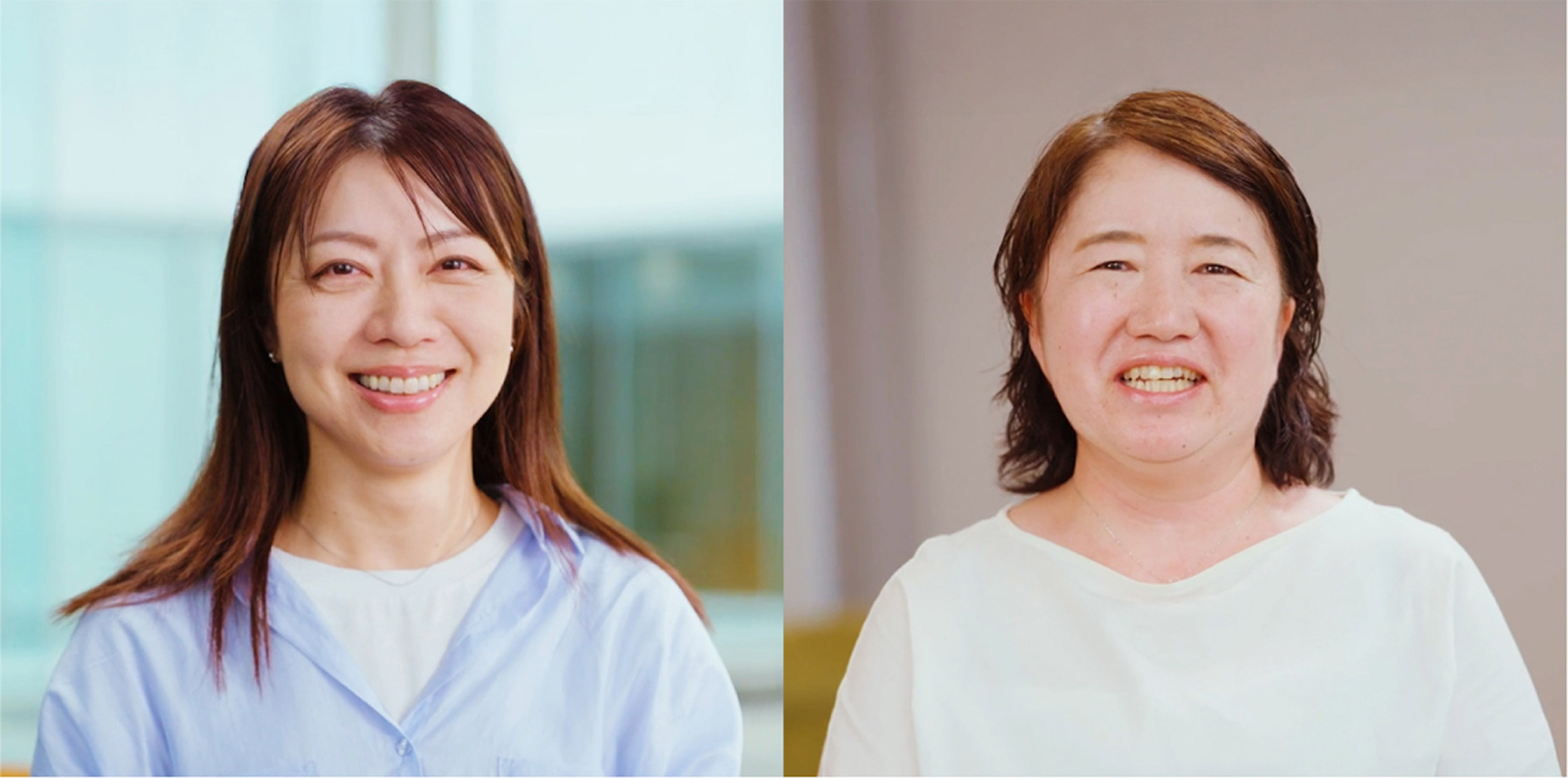 写真：笑顔の荒木と田村