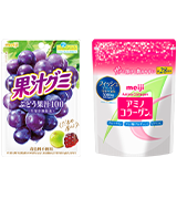 画像：果汁グミ/アミノコラーゲン
