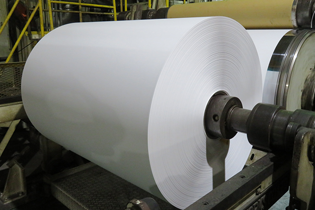 写真：再生紙化