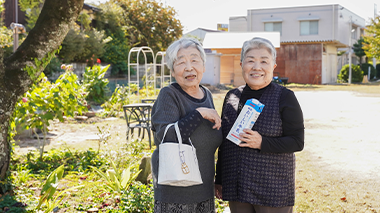 画像：ばあちゃんが牛乳パックで作るやさしいバッグ